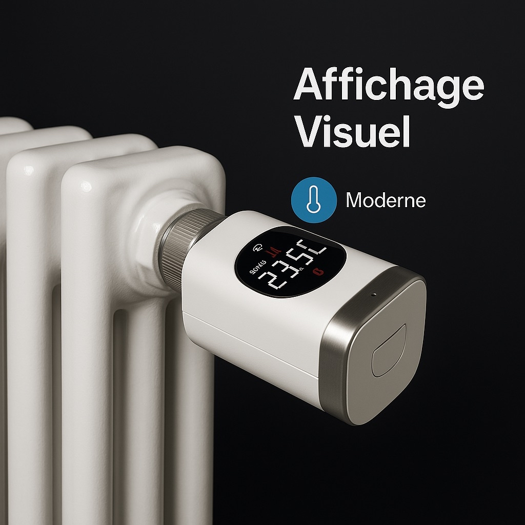 Tête Thermostatique Connectée – Contrôlez votre radiateur via App & Assistant vocal